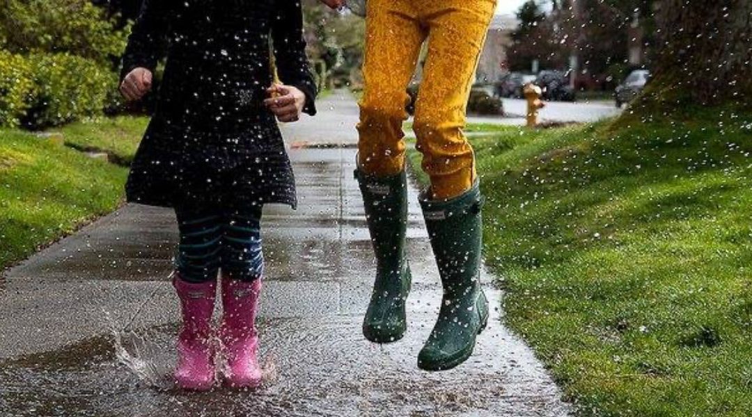 Sorry kids – no more splashing in puddles at school!